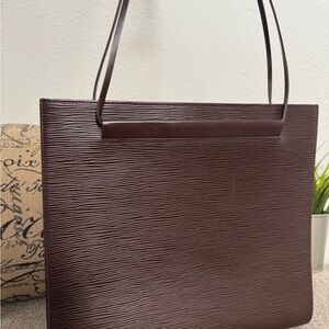 Louis Vuitton St Tropez epi Brown bag and matching billfold wallet